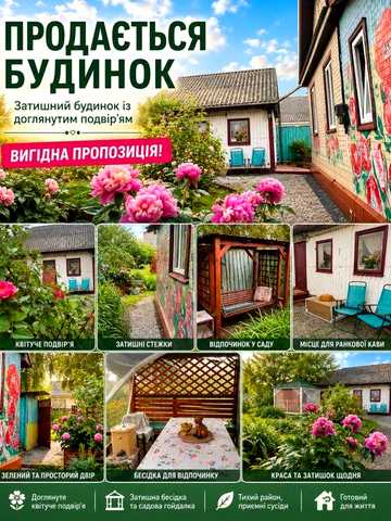 Терміновий продаж! Будинок з газовим та пічним опаленням.