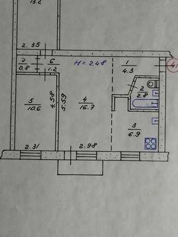 Продам або обміняю 3-х кімнатну квартиру
Розгляну всі варіанти. 3-х кімнатної квартири на 2 кімнатну  в м.Жовті Води