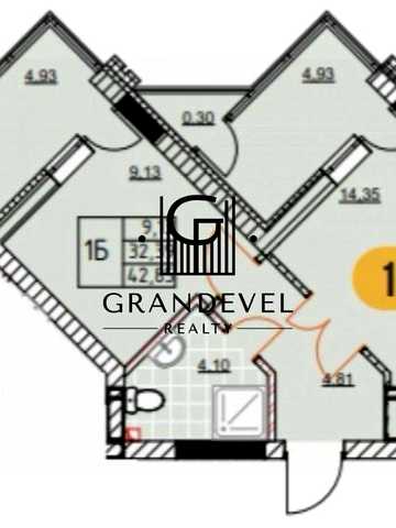 Продаж 1к квартири в ЖК RIVER PORT/Рівер Порт, Ірпінь