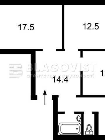 Продаж 3к квартири 72.2м² у центрі Троєщини, вул. Рональда Рейгана 20а