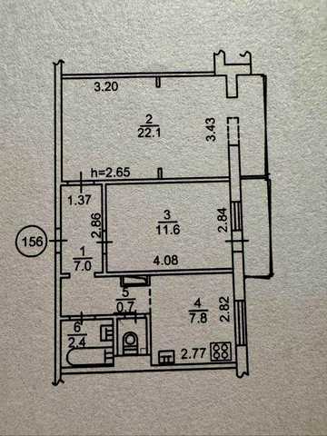 Затишна 2-к квартира 54 м² з охайним ремонтом вул. Р. Рейгана 30