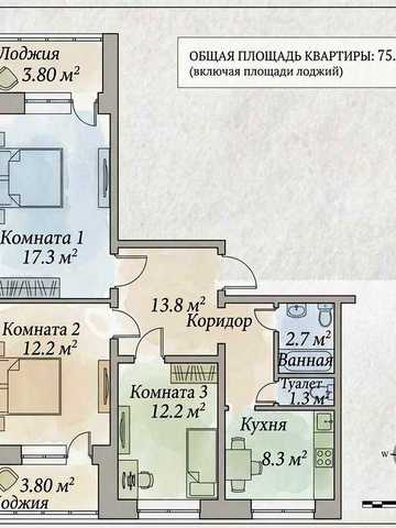 Продаю 3х-квартиру. Оболонский р-н под ремонт.