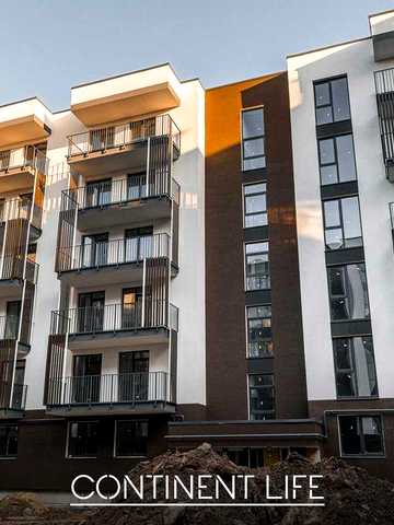 Продаж 1-кімн квартира ЖК Life від БК Continent вул. бічна Львівська, м.Львів 47 м2, 1 високий поверх. Переуступка ЖК Life від БК Continent