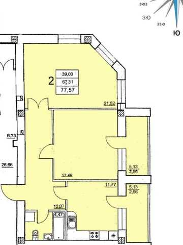 Продаж,  Квартира,  2 комнаты,  78 м²,  ЖК Дом на Ефимова,  Шота Руставели,  Черемушки,  Одесса