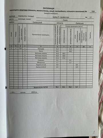 Продаж квартири 96.1 кв.м. Львів ЖК Вільне місто