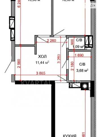 Продаж 2к Квартира Соборна (ІІІ Інтернаціоналу) вулиця ЖК Royal Park