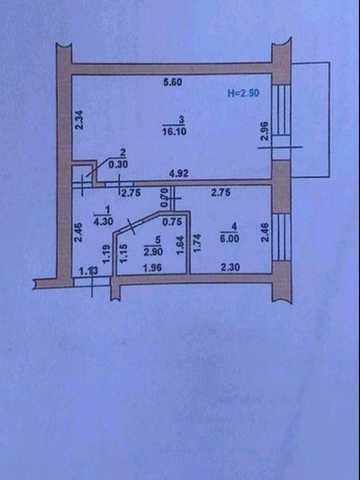 Однокімнатна квартира в районі Коротченко