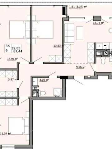 Продаж 3-к ,ЖК Фемелі Хаус,  Орлика , 87/19/68м2 , 99999$ ТОРГ ЖК Family house