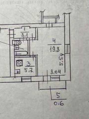 БЕЗ КОМИССИИ!  32.2 м². Продам 1к квартиру под ремонт, ул. Аудиторная (низ пр. Мазепы)