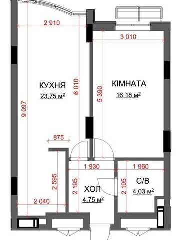 Студія в центрі Бучі ЖК Централ Буча