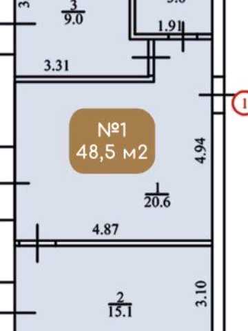 Продаж. 2- кімнатна квартира | 48.50м2 | Газ | без ремонту ЖК Relax Home