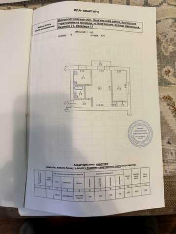 Продам 2 комнатную г.Камянское ул. Запарожская