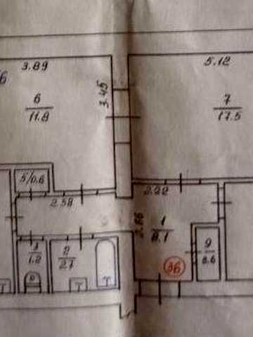 Продаж 3-кімнатної квартири під ремонт 59.9 м² | Бориспіль, р-н Соцмістечка