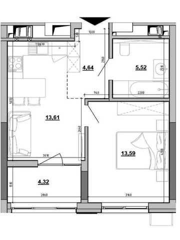 Продаж квартири 1-к 42м² ЖК Brother Ревуцького 1 РІЕЛ Sister причальна Грейт Акція 71000$ ЖК Brother