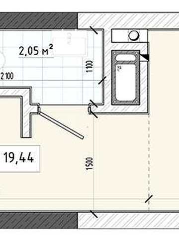 Продаж 1-к апартаментів 19,71 м2/ЖК Apart Hall/Апарт Хол/вул. Трускавецька ЖК Apart Hall