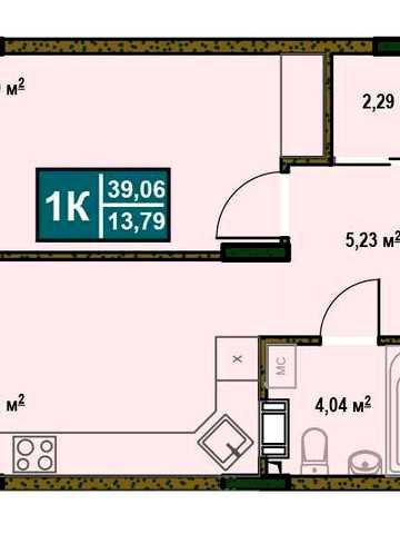 Продаж 1 кімнатної квартири в клубному будинку Буча