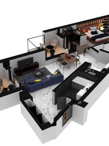 Продаж однокімнатної квартири на 7 поверсі в Тернополі ЖК London House