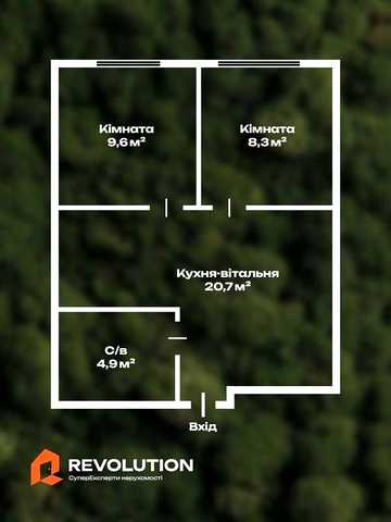 Без комісії. Продаж 2к квартири 43.5м2, ЖК Green Side м.Ірпінь, єОСеля ЖК Green Side