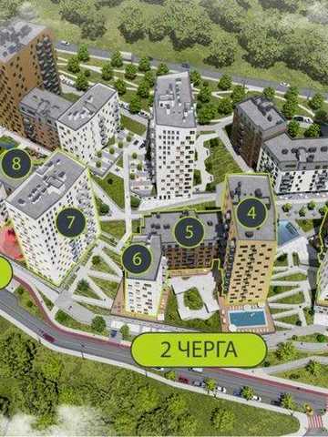 Продаж 1-кім квартири в новобудові ЖК Viking Hills по вулиці Щурата ЖК Viking Hills