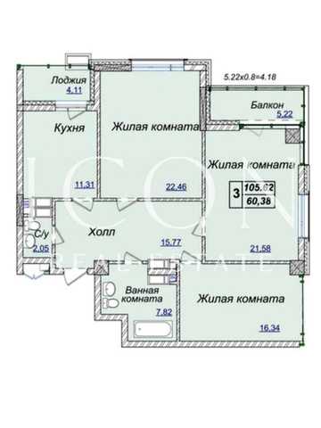 БЕЗ% Продаж 3-кімнатної квартири | 105м² | ЖК “Новопечерські Липки” ЖК Новопечерські Липки