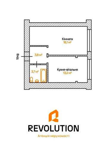 Без комісії. Продаж 1-кімнатної квартири в місті Ірпінь ЖК Фортуна 2