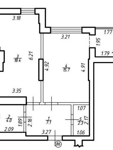 Однокімнатна квартира 50,5 м.кв. ЖК Comfort Hill вул Під Голоском 17Г ЖК Comfort Hill