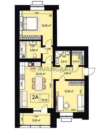 Продаж 2-кімнатної квартири 70 м² у ЖК «Олімп Модерн»| Без комісії для покупця ЖК «Олімп Модерн»