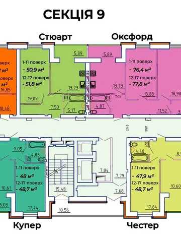 Квартира в центрі від забудовника в ЖК "Графський" ЖК Графський