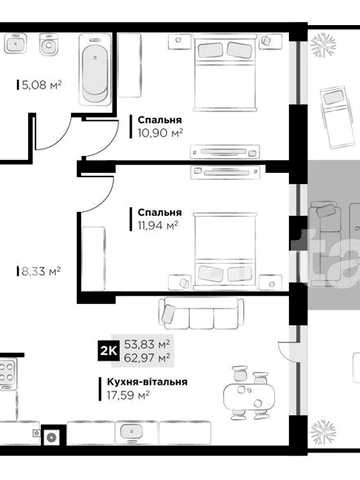 Продаж 2-кім квартири в ЖК Silent Park вул. Орлика Lev Development ЖК Silent Park