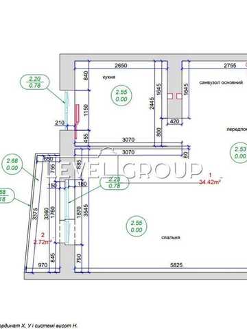 Продам 982$ за м² 1-кімнатну квартира 38м2, м. Академмістечко, Святошинський район, Новобіличі, ТРЦ Lavina (Лавіна), Без комісії