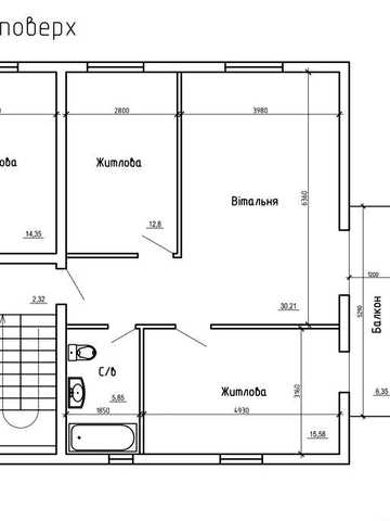 Продаж квартири 72м2 у клубному будинку на 5кв у козині за 85т$
