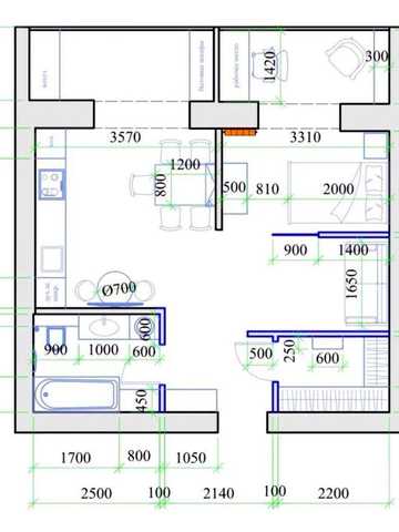 ОТ СОБСТВЕННИКА | ЕВРОДВУШКА 50 м² в новом сданоом ЖК | 3 этаж | ремонт уже начат| дизайн-проект В ПОДАРОК ЖК «Мрія»