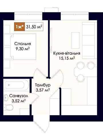 5 Будинок. Продаж квартири в самому центрі Ірпеня. ЖК Квартал Соборний