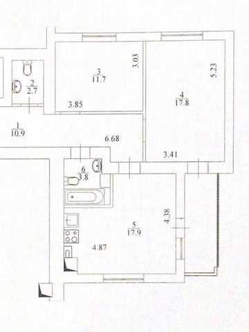 Продаж 2К квартири, 66м2, ЖК Парковий Квартал, будинок #3, власник ЖК Парковий Квартал