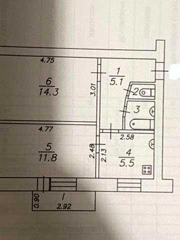 Продам 2-кімнатну квартиру р-н Бойова