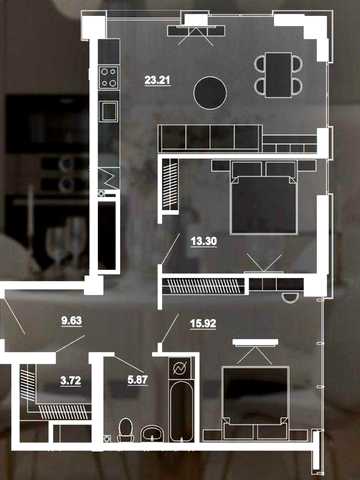 3 ком. 75м2. Панорамные окна. Купи квартиру-сделай ремонт. ЖК Троицкий ЖК Троицкий