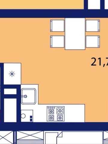 Продаж однокімнатної смарт-квартири в сучасному комплексі РЕМ