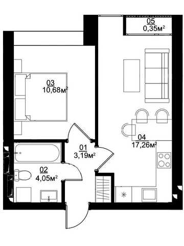 Продаж квартири 35 м2 в ЖК Сity lake під програму єОселя, с.Шевченкове ЖК City Lake