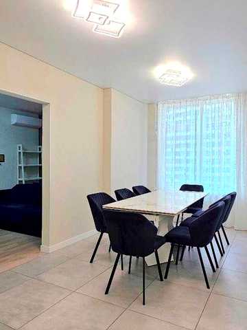 Без комісії. Продаж сучасної 3-кімнатної квартири 96 м.кв. з ремонтом, меблями, технікою. ЖК Галактика , метро Лівобережна ЖК Галактика