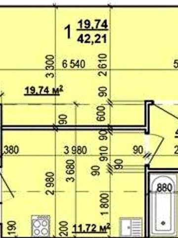 26000 ЖК Мира 3 СВЕЧКА ДО-КИ Продам 1 комнатную квартиру 6 эт S-42м AS ЖК Миру 3