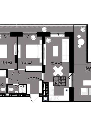 Продаж квартири з великою терасою 32 м² у ЖК PROSTIR | Львів ЖК Prostir