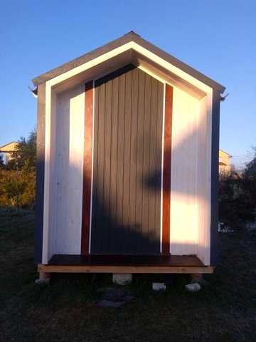 Модульний міні-будинок Barnhouse 6х2.4м (Київська обл, Рожни) (Смарт-дача, Офіс, Глемпінг)