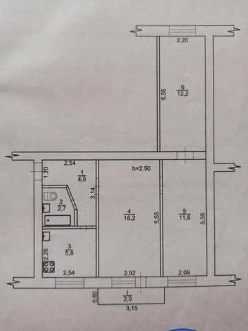 Квартира 3х кімнатна по вул.Депутатська