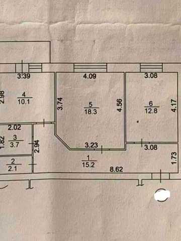 Продаж 2к квартири 63.5 кв. м на вул. Тернівська 2А, кв. 57