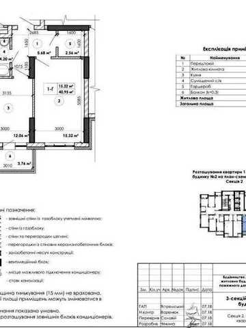 Продаж 1-кімнатної квартири в ЖК «Медовий-2», вул. Радченка, 27 ЖК Медовий-2