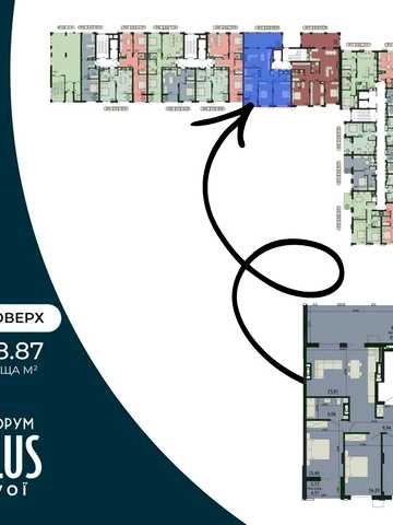 Продаж 3 кім квартири 109 м² двостороння з власною терасою від забудовника на вул. Стрийській ЖК PLUS