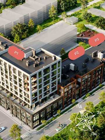 Двостороння 2-кім квартира 61 м² у клубній секції ЖК PLUS бізнес-класу ЖК PLUS