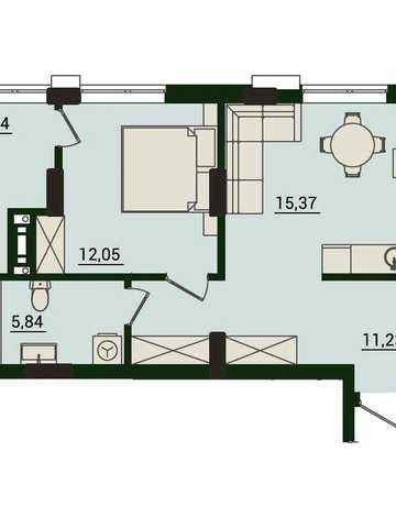 Продаж 1-кім квартира 50 м² від забудовника, вул. Стрійська | Розтермінування ЖК PLUS