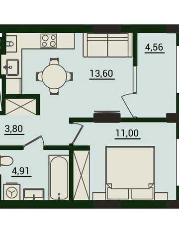 Продаж 1 кім квартира 38 м² від забудовника, вул. Стрійська ЖК PLUS ЖК PLUS