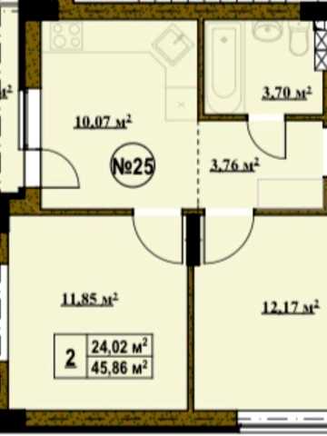 Двокімнатна квартира Київ в АВТОНОМНОМУ  БУДИНКУ ЖК 4Room